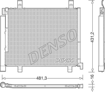 Denso DCN32023 - Condensatore, Climatizzatore autozon.pro