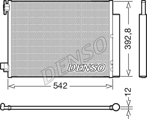 Denso DCN37004 - Condensatore, Climatizzatore autozon.pro