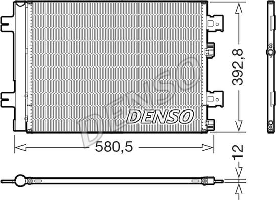 Denso DCN37005 - Condensatore, Climatizzatore autozon.pro