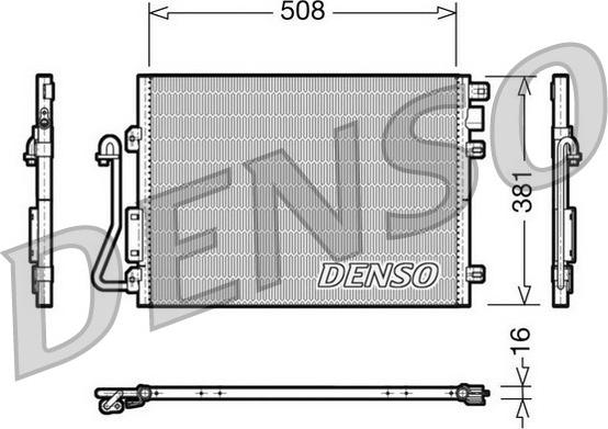 Denso DCN37001 - Condensatore, Climatizzatore autozon.pro