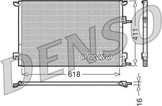 Denso DCN25001 - Condensatore, Climatizzatore autozon.pro