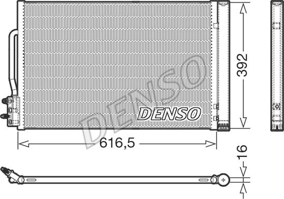 Denso DCN20049 - Condensatore, Climatizzatore autozon.pro