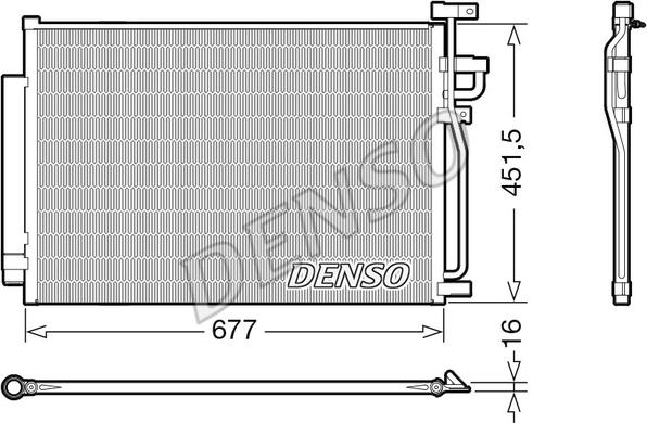 Denso DCN20040 - Condensatore, Climatizzatore autozon.pro