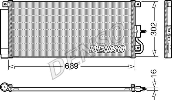 Denso DCN20048 - Condensatore, Climatizzatore autozon.pro