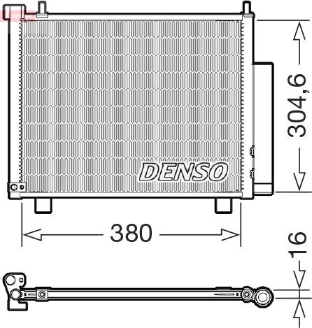 Denso DCN20051 - Condensatore, Climatizzatore autozon.pro