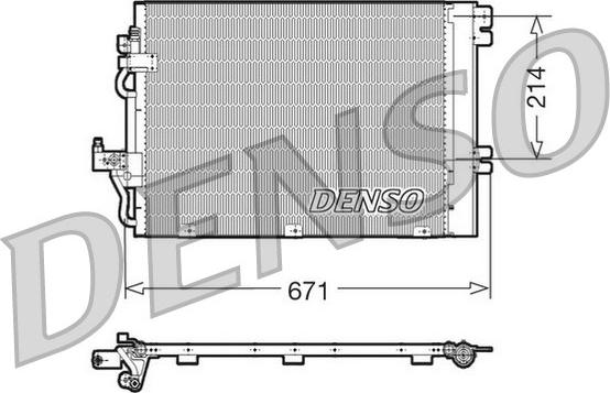 Denso DCN20009 - Condensatore, Climatizzatore autozon.pro