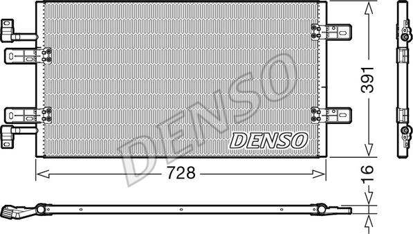 Denso DCN20019 - Condensatore, Climatizzatore autozon.pro