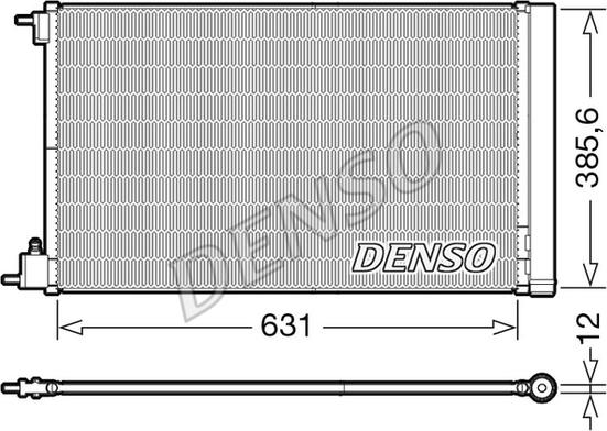 Denso DCN20039 - Condensatore, Climatizzatore autozon.pro