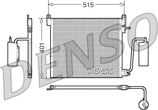 Denso DCN20033 - Condensatore, Climatizzatore autozon.pro