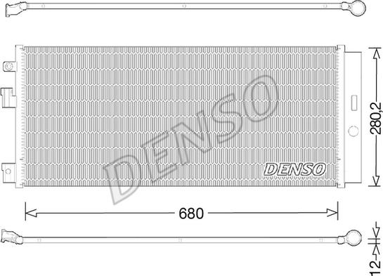 Denso DCN20023 - Condensatore, Climatizzatore autozon.pro