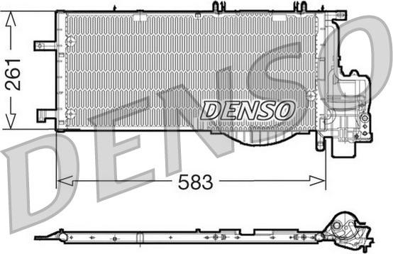 Denso DCN20022 - Condensatore, Climatizzatore autozon.pro