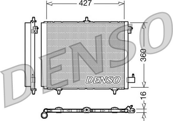 Denso DCN21009 - Condensatore, Climatizzatore autozon.pro