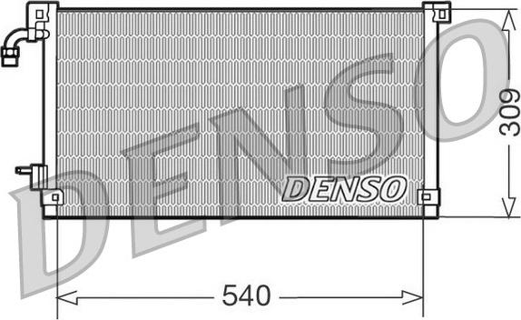 Denso DCN21004 - Condensatore, Climatizzatore autozon.pro