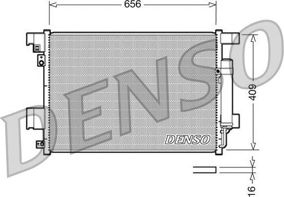 Denso DCN21001 - Condensatore, Climatizzatore autozon.pro