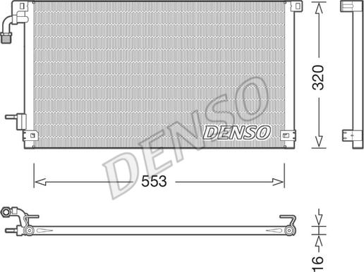 Denso DCN21014 - Condensatore, Climatizzatore autozon.pro