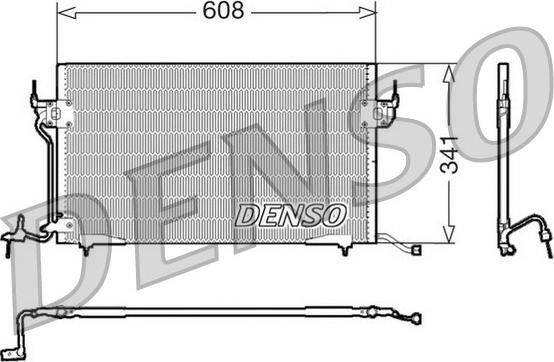 Denso DCN21010 - Condensatore, Climatizzatore autozon.pro