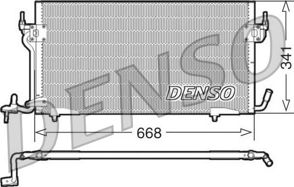 Denso DCN21011 - Condensatore, Climatizzatore autozon.pro