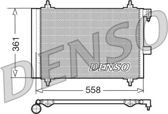 Denso DCN21025 - Condensatore, Climatizzatore autozon.pro