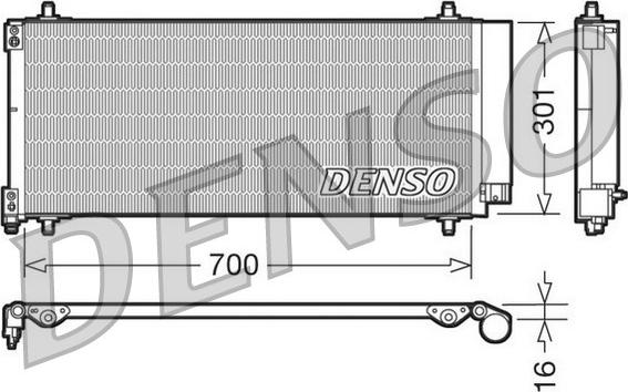 Denso DCN21027 - Condensatore, Climatizzatore autozon.pro