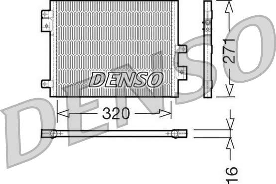 Denso DCN28002 - Condensatore, Climatizzatore autozon.pro