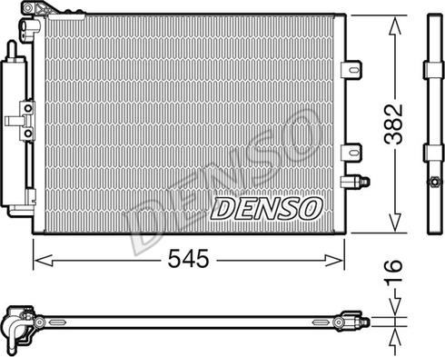 Denso DCN23040 - Condensatore, Climatizzatore autozon.pro