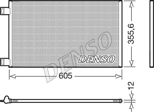 Denso DCN23041 - Condensatore, Climatizzatore autozon.pro