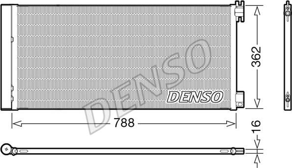 Denso DCN23042 - Condensatore, Climatizzatore autozon.pro