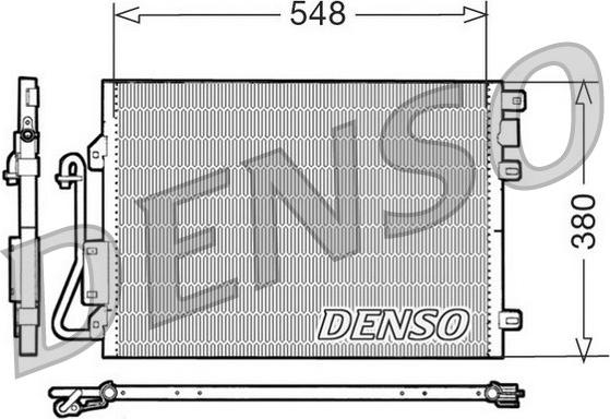 Denso DCN23008 - Condensatore, Climatizzatore autozon.pro