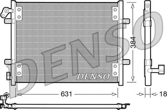 Denso DCN23002 - Condensatore, Climatizzatore autozon.pro