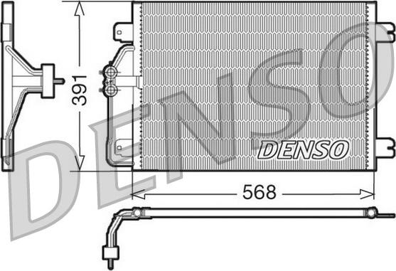 Denso DCN23010 - Condensatore, Climatizzatore autozon.pro