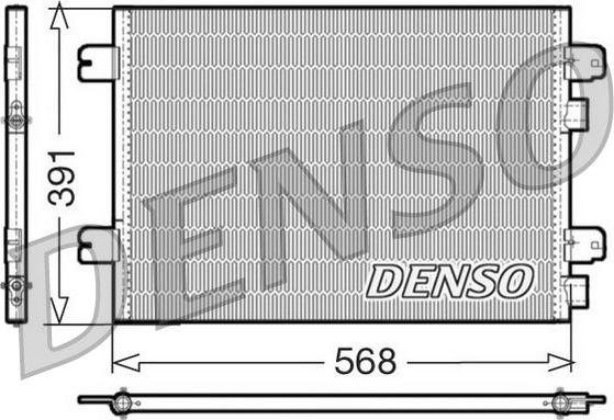 Denso DCN23011 - Condensatore, Climatizzatore autozon.pro