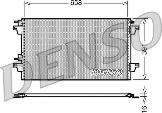 Denso DCN23018 - Condensatore, Climatizzatore autozon.pro