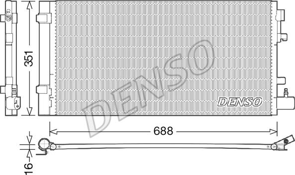 Denso DCN23031 - Condensatore, Climatizzatore autozon.pro