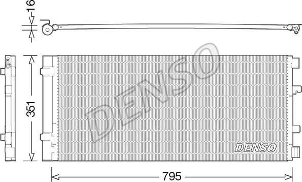 Denso DCN23037 - Condensatore, Climatizzatore autozon.pro