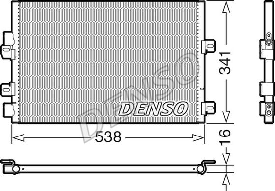 Denso DCN23028 - Condensatore, Climatizzatore autozon.pro