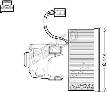 Denso DEA05008 - Ventilatore abitacolo autozon.pro