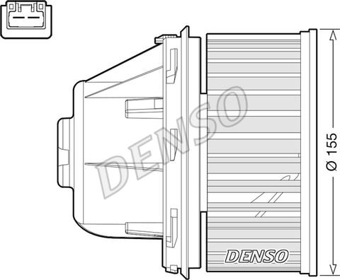 Denso DEA10053 - Ventilatore abitacolo autozon.pro