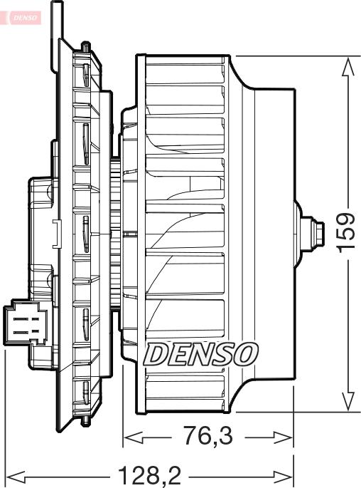 Denso DEA17016 - Ventilatore abitacolo autozon.pro