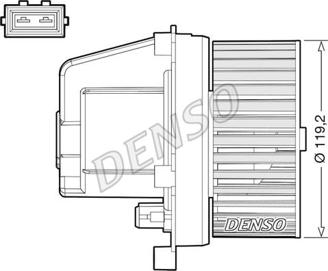 Denso DEA33003 - Ventilatore abitacolo autozon.pro