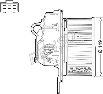 Denso DEA32005 - Ventilatore abitacolo autozon.pro