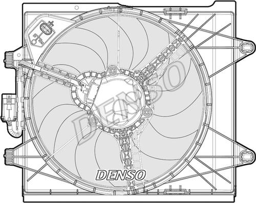 Denso DER09096 - Ventola, Raffreddamento motore autozon.pro