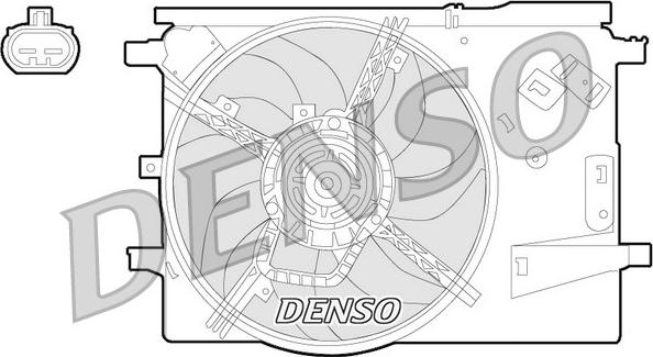 Denso DER09053 - Ventola, Raffreddamento motore autozon.pro