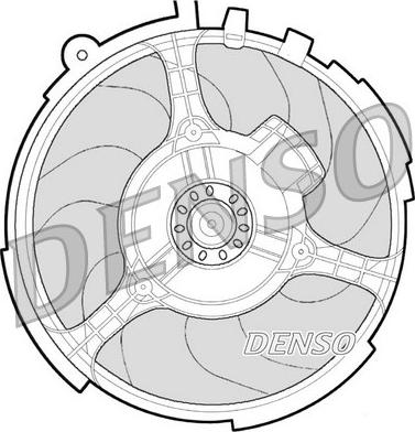 Denso DER09060 - Ventola, Raffreddamento motore autozon.pro