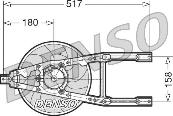 Denso DER09012 - Ventola, Raffreddamento motore autozon.pro