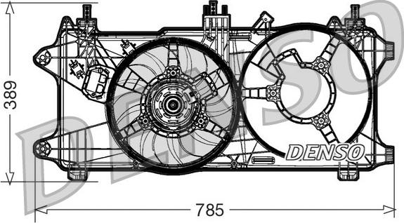 Denso DER09084 - Ventola, Raffreddamento motore autozon.pro