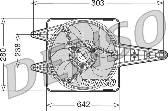 Denso DER09029 - Ventola, Raffreddamento motore autozon.pro