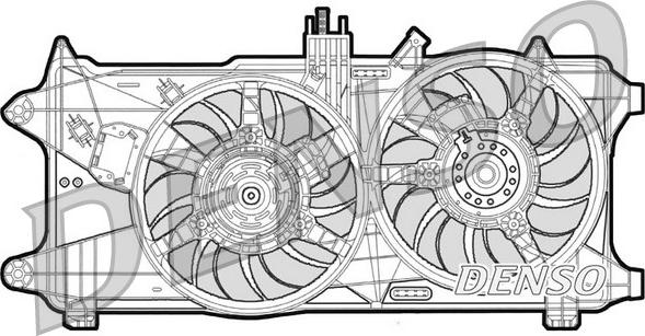 Denso DER09025 - Ventola, Raffreddamento motore autozon.pro