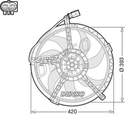 Denso DER05010 - Ventola, Raffreddamento motore autozon.pro