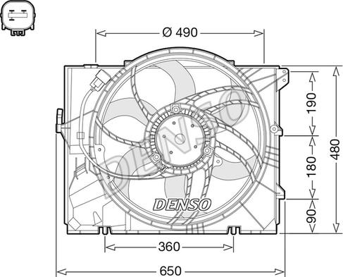 Denso DER05011 - Ventola, Raffreddamento motore autozon.pro