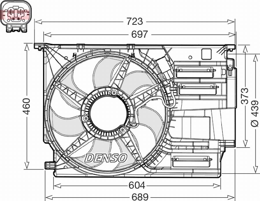 Denso DER05012 - Ventola, Raffreddamento motore autozon.pro